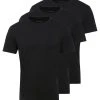 Pier One Uomo 3 PACK - T-shirt Basic - Black -Offerta Economica Pier One 005c814e690b4d8d8ed1c6e6ed983c29