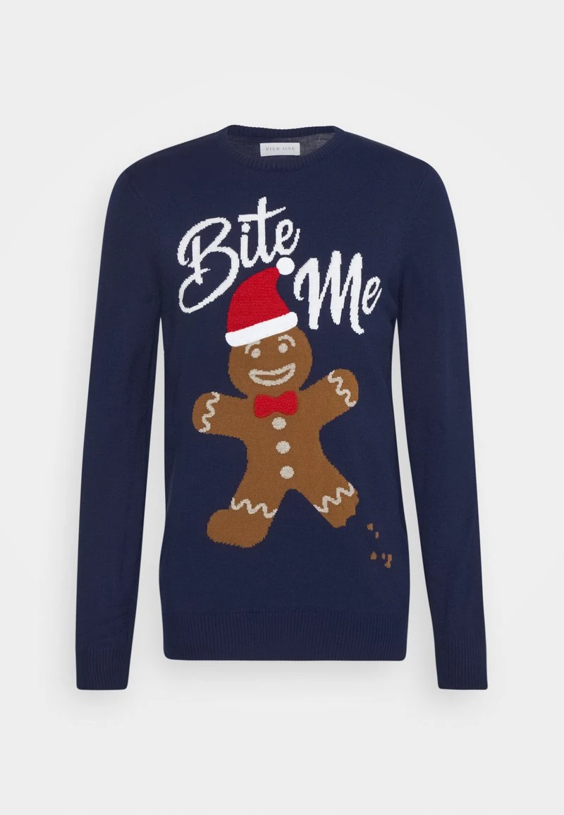 Pier One Uomo Maglione - Dark Blue 6 Pier One Uomo Maglione - Dark Blue - immagine 4