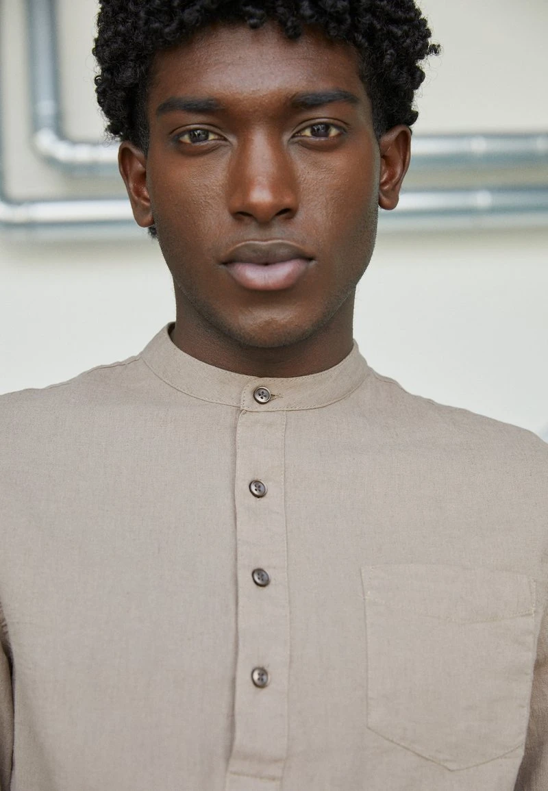 Pier One Uomo Camicia - Taupe 5 Pier One Uomo Camicia - Taupe - immagine 3