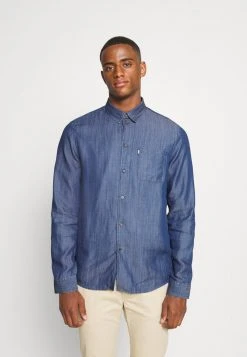 Pier One Uomo Camicia - Dark Blue