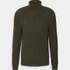 Pier One Uomo NEW CABLE TURTLENECK JUMPER - Maglione - Mottled Olive -Offerta Economica Pier One 0459fb10b43a4ed98a7e95aa60d5ed37