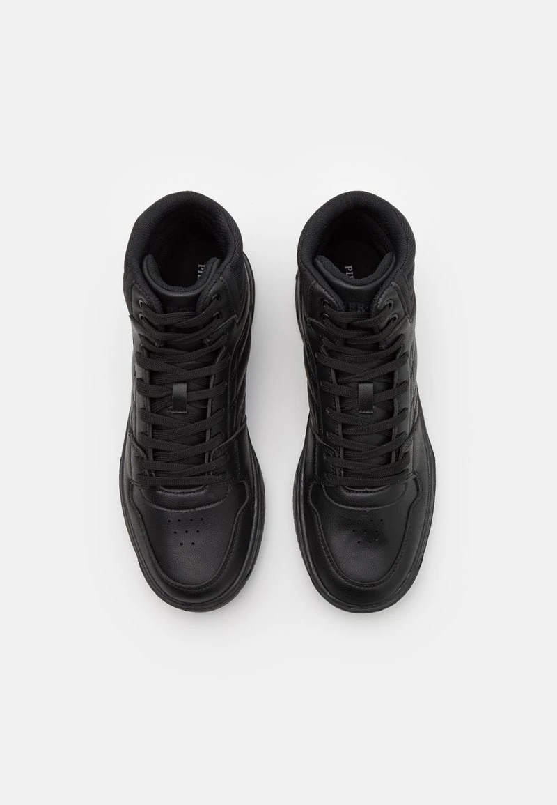 Pier One Uomo LEATHER - Sneakers Alte - Black 6 Pier One Uomo LEATHER - Sneakers Alte - Black - immagine 4