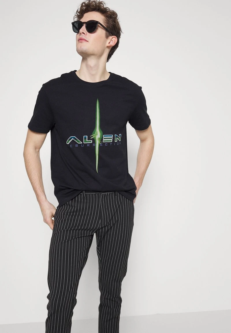 Pier One Uomo T-shirt Con Stampa - Black 6 Pier One Uomo T-shirt Con Stampa - Black - immagine 4