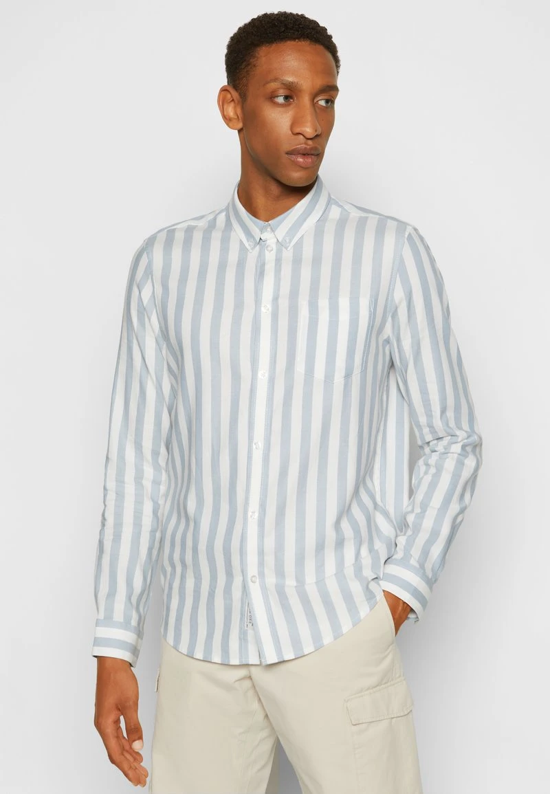Pier One Uomo Camicia - Light Blue/white 7 Pier One Uomo Camicia - Light Blue/white - immagine 5