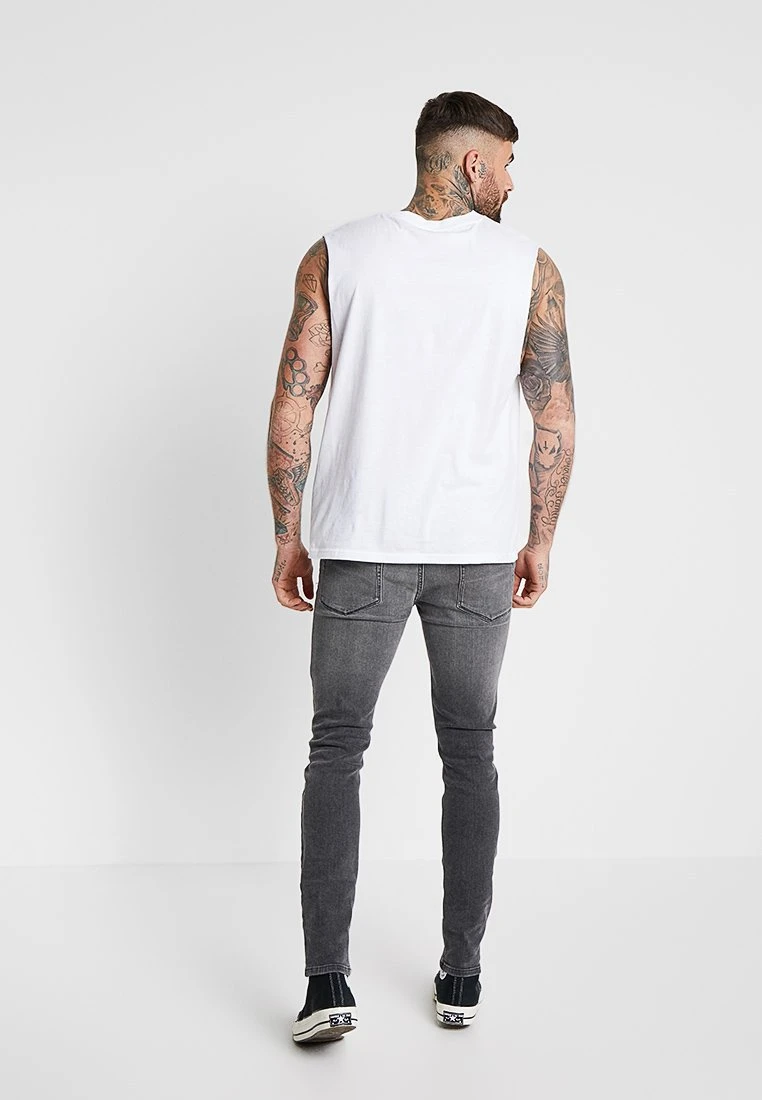 Pier One Uomo Jeans Skinny Fit - Grey Denim 5 Pier One Uomo Jeans Skinny Fit - Grey Denim - immagine 3