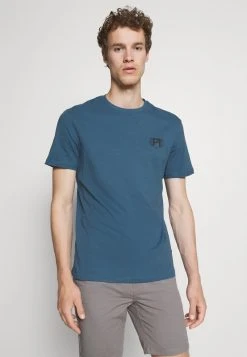 Pier One Uomo T-shirt Con Stampa - Blue