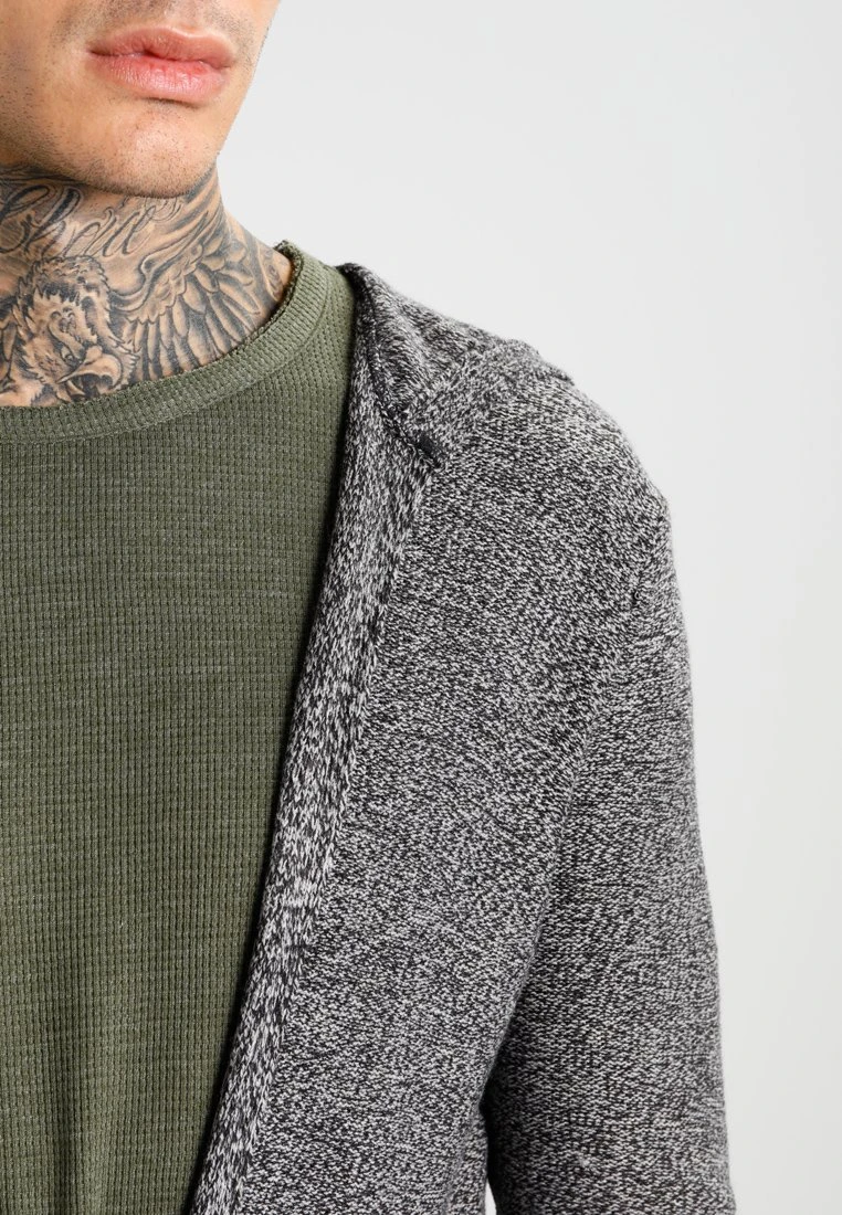 Pier One Uomo Cardigan - Light Grey/black 6 Pier One Uomo Cardigan - Light Grey/black - immagine 4