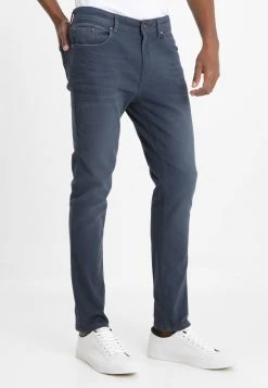 Pier One Uomo COLOURED BARON - Jeans Slim Fit - Dark Blue