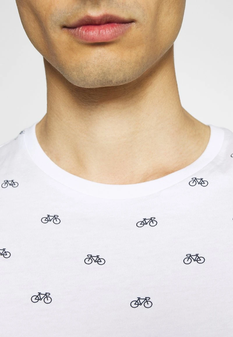 Pier One Uomo T-shirt Con Stampa - White 8 Pier One Uomo T-shirt Con Stampa - White - immagine 6