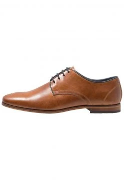 Pier One Uomo LEATHER - Stringate Eleganti - Cognac