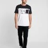 Pier One Uomo T-shirt Con Stampa - White/black -Offerta Economica Pier One 0b84ba854c504be4b1c110cd5556e56d
