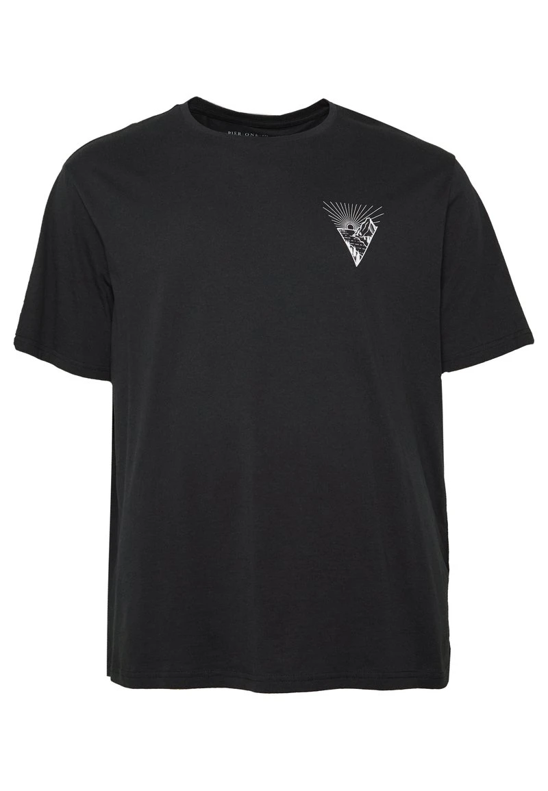 Pier One Uomo T-shirt Con Stampa - Black 6 Pier One Uomo T-shirt Con Stampa - Black - immagine 4