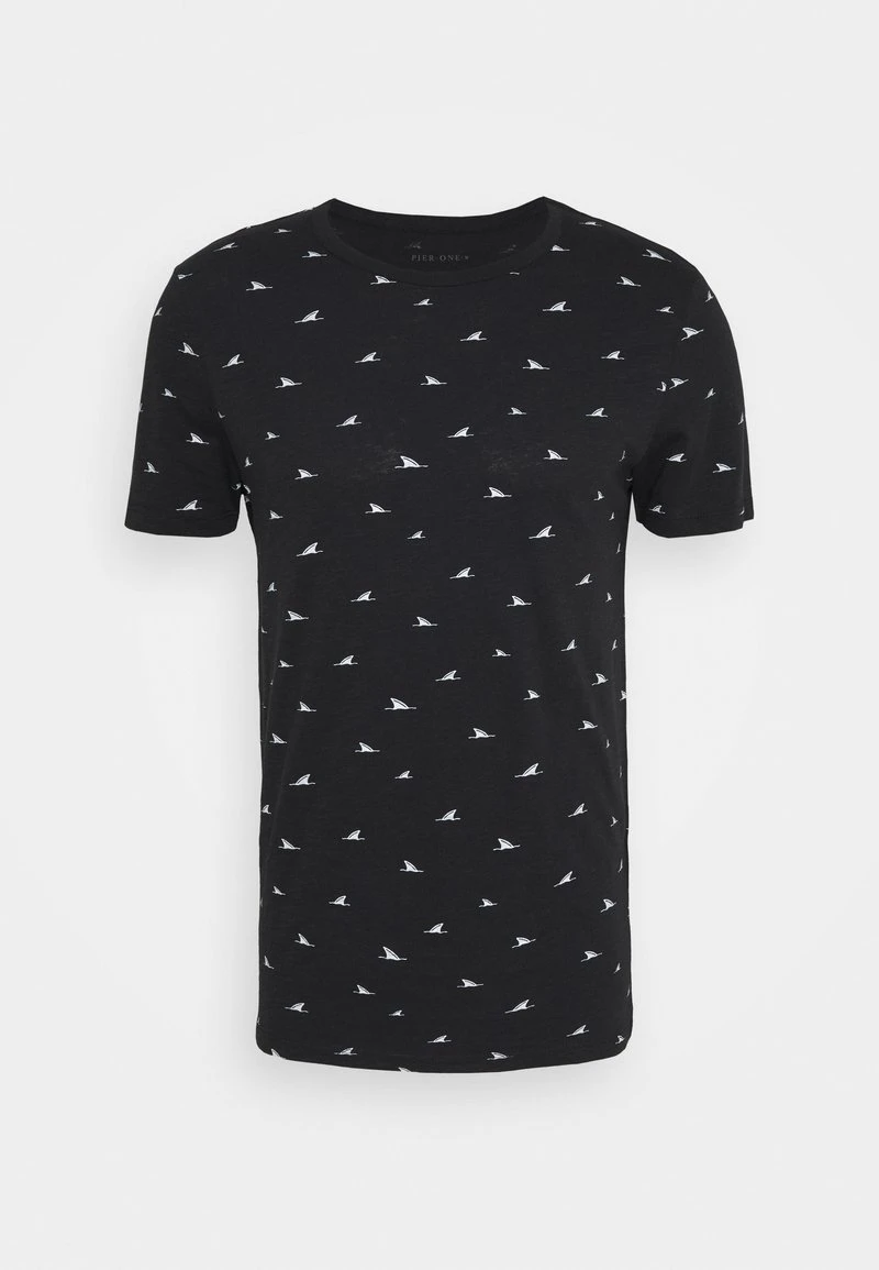 Pier One Uomo T-shirt Con Stampa - Black 7 Pier One Uomo T-shirt Con Stampa - Black - immagine 5