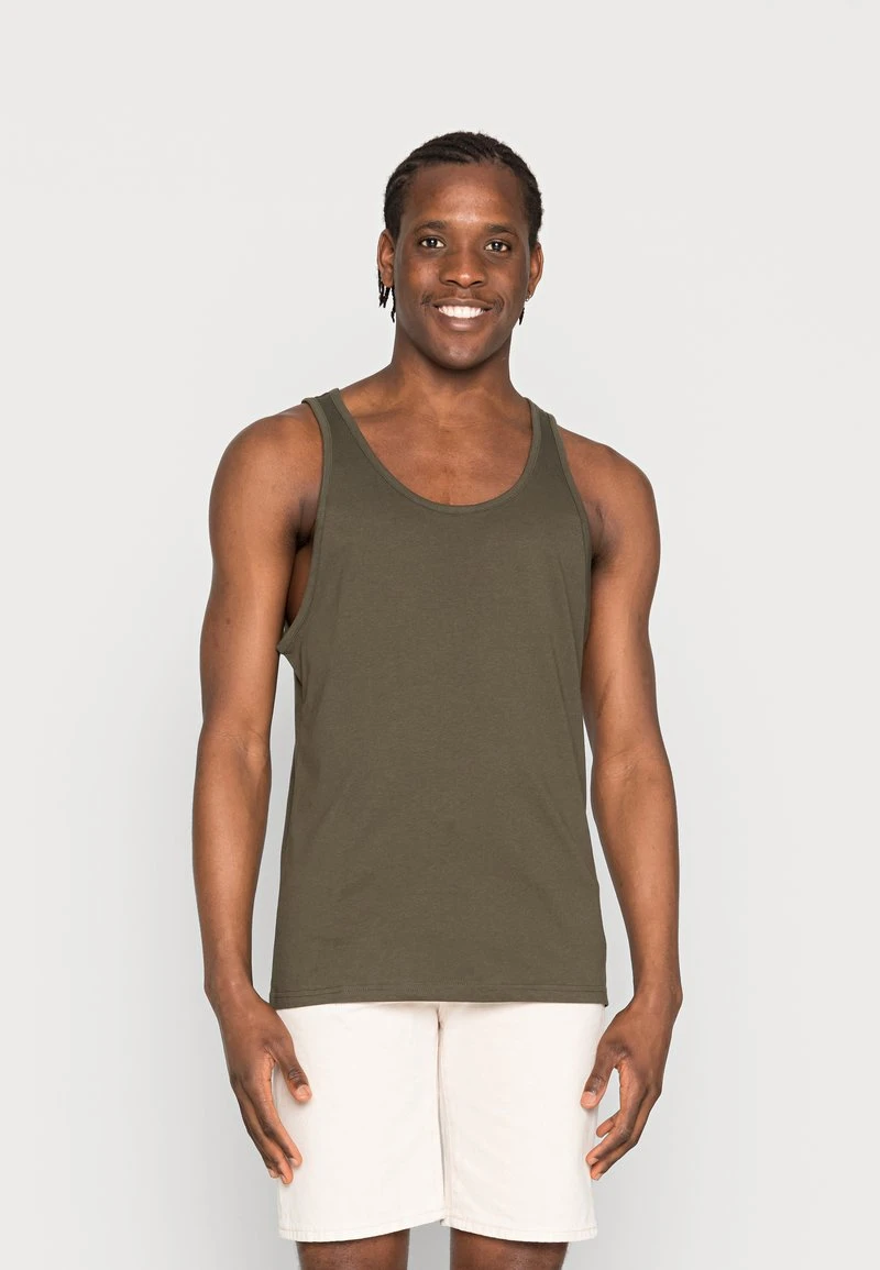 Pier One Uomo 5 PACK - Top - White / Mottled Grey / Lack 6 Pier One Uomo 5 PACK - Top - White / Mottled Grey / Lack - immagine 4