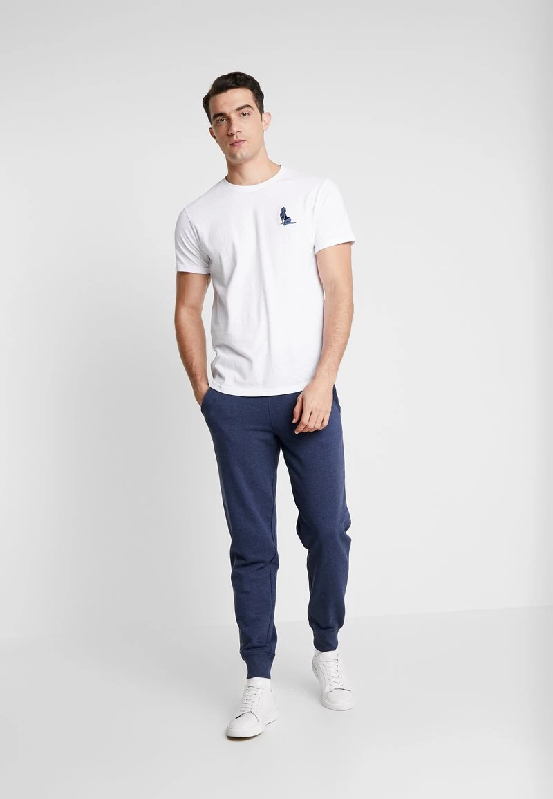 Pier One Uomo Pantaloni Sportivi - Mottled Dark Blue 4 Pier One Uomo Pantaloni Sportivi - Mottled Dark Blue - immagine 2