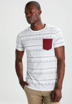 Pier One Uomo T-shirt Con Stampa - White