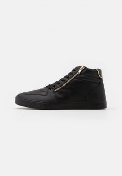 Pier One UNISEX - Sneakers Alte - Black/gold-coloured