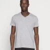 Pier One Uomo 3 PACK - T-shirt Basic - White/black/light Grey -Offerta Economica Pier One 15eeaef095064169914d742b2f1ea000