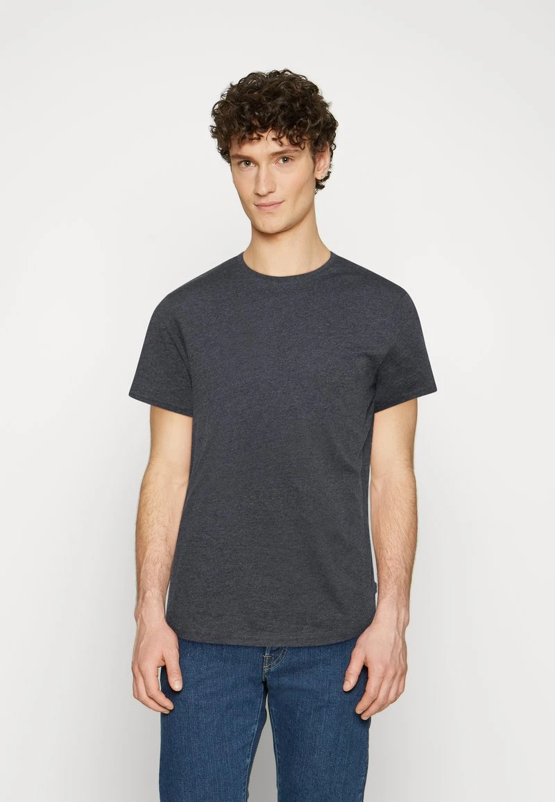 Pier One Uomo 5 PACK - T-shirt Basic - Mottled Brown/mottled Light Grey/mottled Dark Grey 8 Pier One Uomo 5 PACK - T-shirt Basic - Mottled Brown/mottled Light Grey/mottled Dark Grey - immagine 6