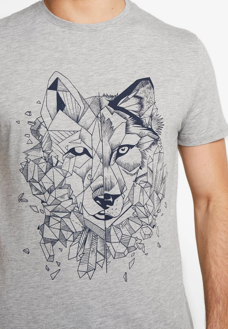 Pier One Uomo T-shirt Con Stampa - Mottled Grey 8 Pier One Uomo T-shirt Con Stampa - Mottled Grey - immagine 6