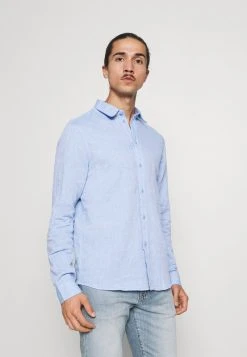 Pier One Uomo Camicia - Mottled Blue