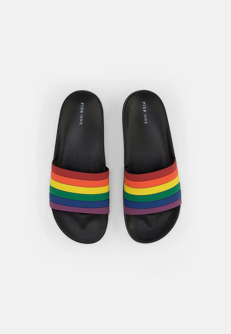 Pier One UNISEX - Ciabattine - Black 6 Pier One UNISEX - Ciabattine - Black - immagine 4