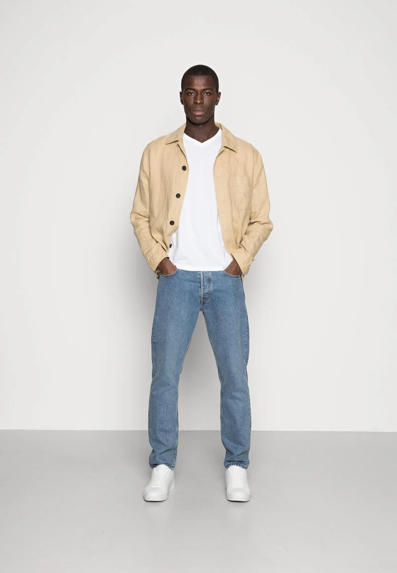 Pier One Uomo 5 PACK - T-shirt Basic - White 3 Pier One Uomo 5 PACK - T-shirt Basic - White