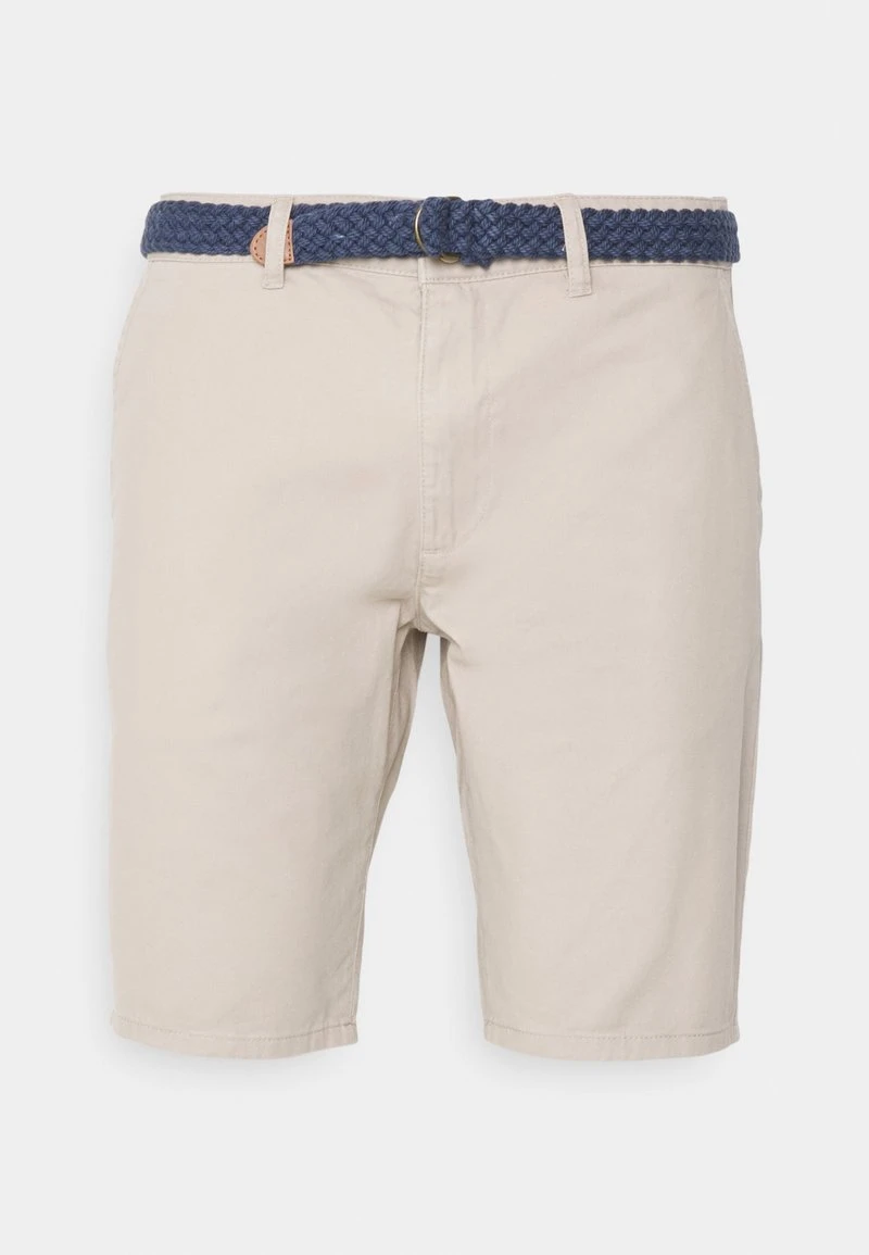 Pier One Uomo CHINOS WITH BELT - Shorts - Tan 3 Pier One Uomo CHINOS WITH BELT - Shorts - Tan