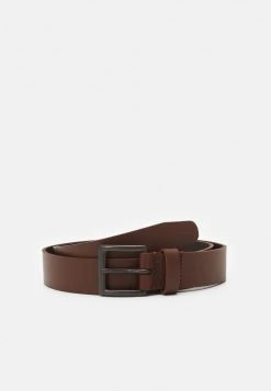 Pier One Uomo LEATHER - Cintura - Cognac