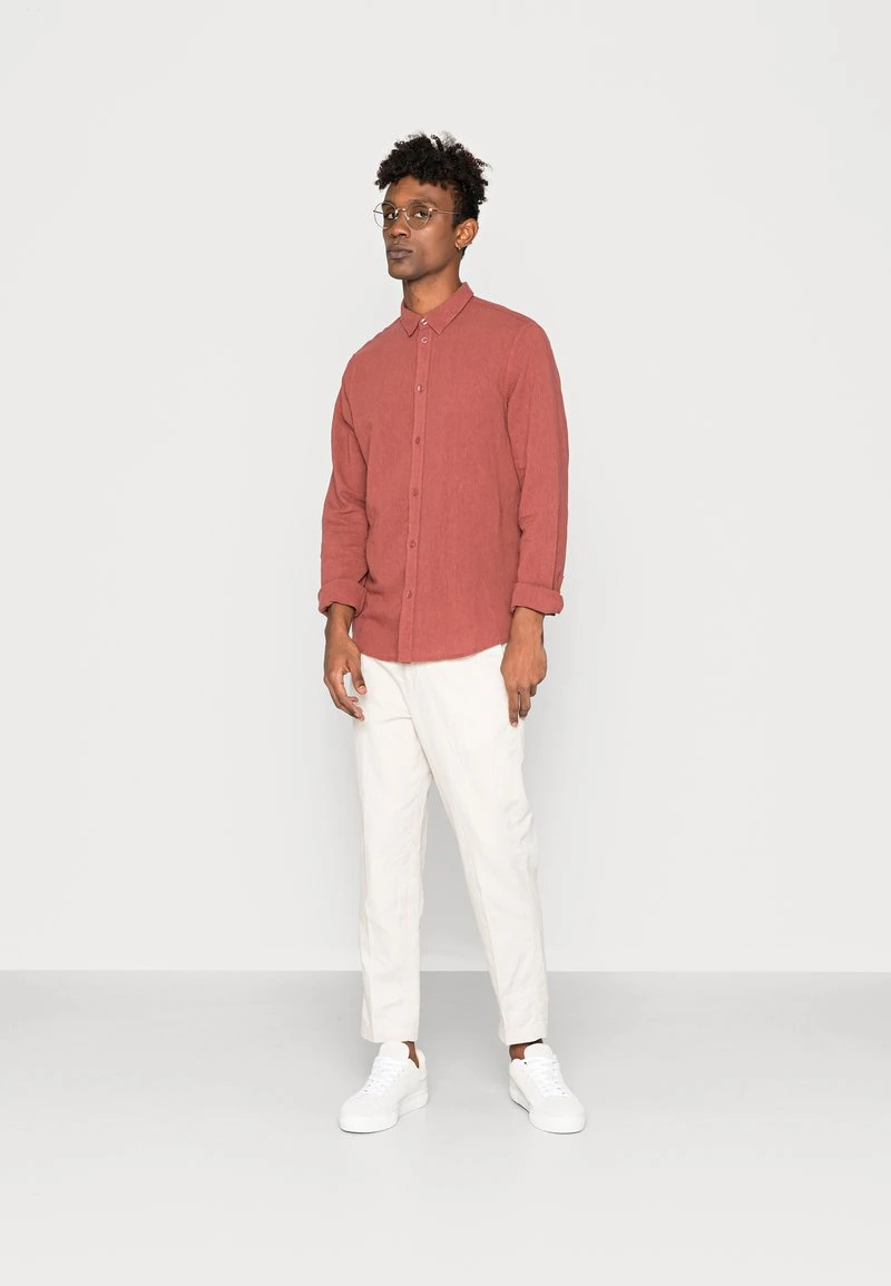 Pier One Uomo Camicia - Cognac 4 Pier One Uomo Camicia - Cognac - immagine 2