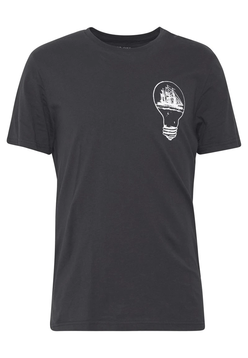 Pier One Uomo T-shirt Con Stampa - Black 7 Pier One Uomo T-shirt Con Stampa - Black - immagine 5