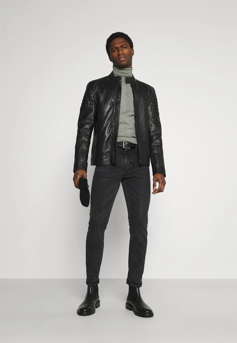 Pier One Uomo 2 PACK - Maglione - Black/mottled Light Grey 3 Pier One Uomo 2 PACK - Maglione - Black/mottled Light Grey