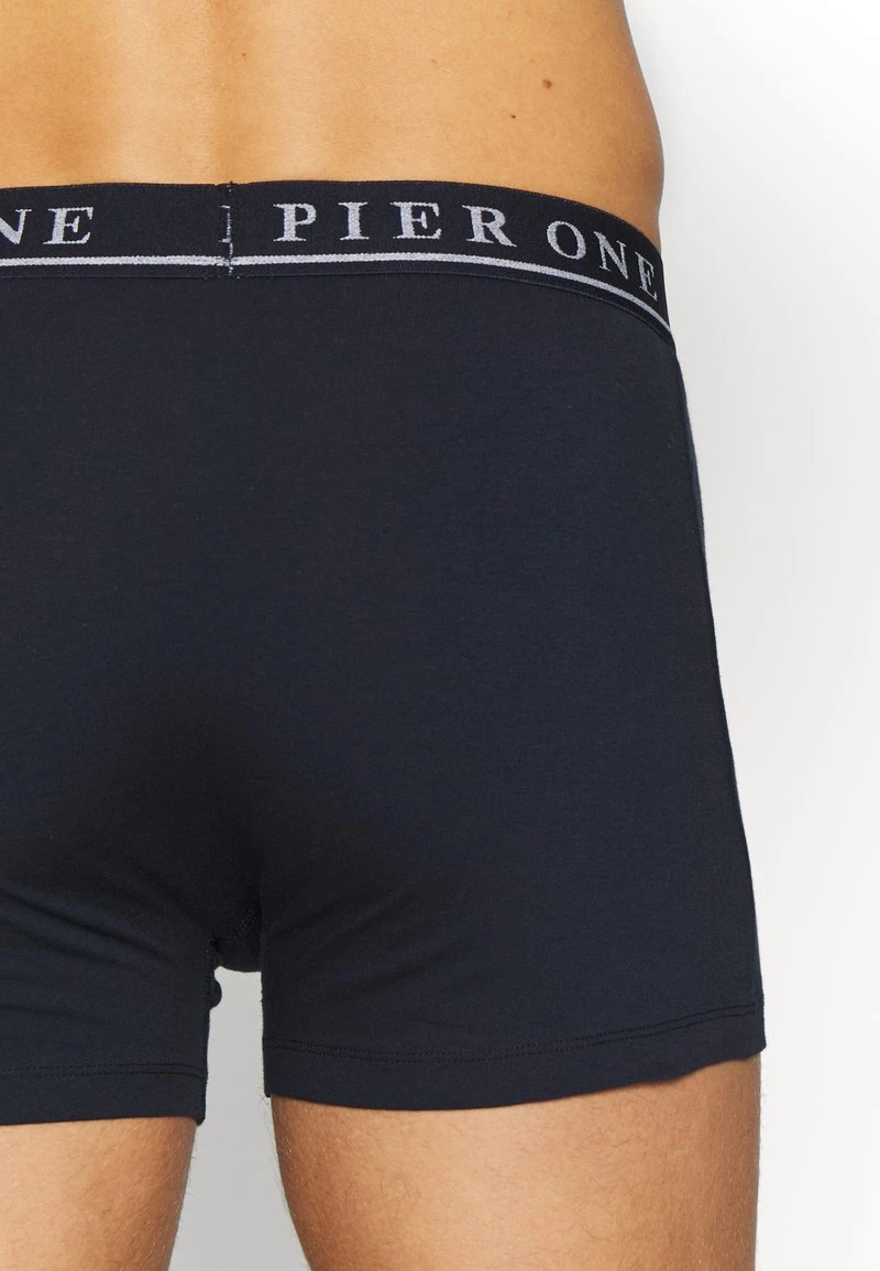 Pier One Uomo 5 PACK - Culotte - Dark Blue/mottled Grey 5 Pier One Uomo 5 PACK - Culotte - Dark Blue/mottled Grey - immagine 3