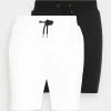 Pier One Uomo 2 PACK - Shorts - Black/white -Offerta Economica Pier One 20481f4e4b1b4356b7322a12b39e8c92