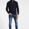 Pier One Uomo Maglione - Mottled Dark Blue -Offerta Economica Pier One 217c0f96ffe9444393a595e4c67dcf69