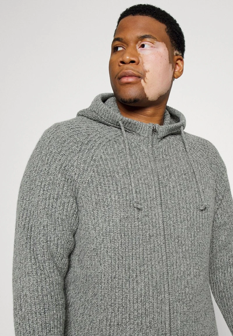 Pier One Uomo Cardigan - Mottled Light Grey 6 Pier One Uomo Cardigan - Mottled Light Grey - immagine 4