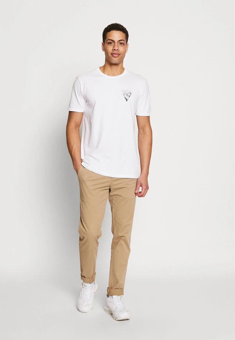 Pier One Uomo T-shirt Con Stampa - White 4 Pier One Uomo T-shirt Con Stampa - White - immagine 2