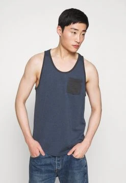 Pier One Uomo Top - Mottled Blue