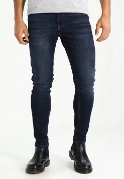 Pier One Uomo Jeans Skinny Fit - Dark Blue Denim