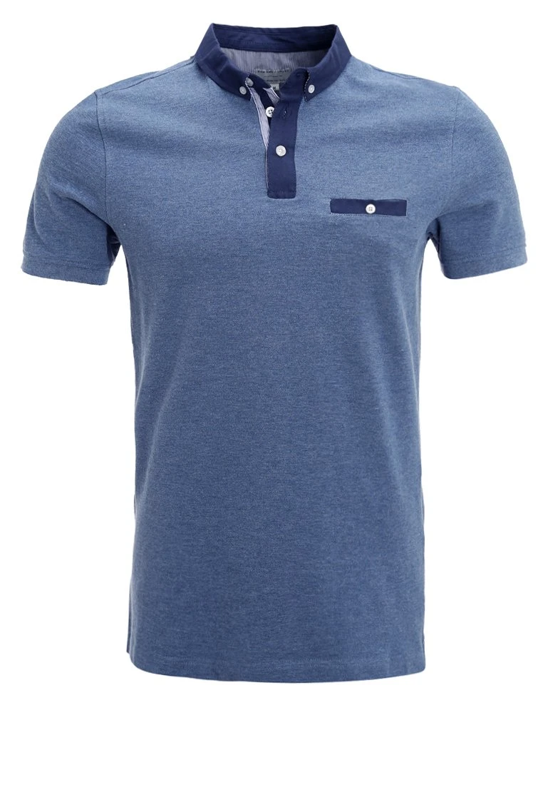 Pier One Uomo Polo - Blue Melange 8 Pier One Uomo Polo - Blue Melange - immagine 6