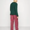 Pier One Uomo Pigiama - Dark Green/red -Offerta Economica Pier One 2695334f1a2a4737bf6ab8c3dcee3d75