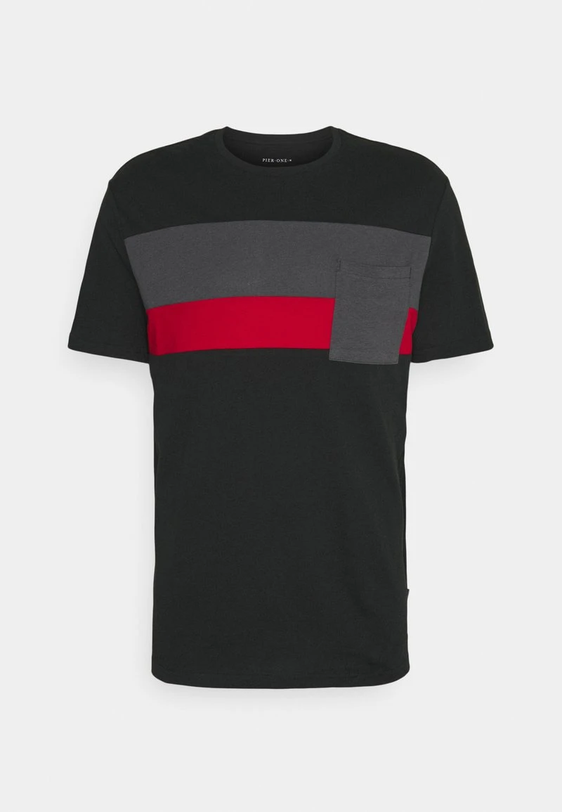 Pier One Uomo T-shirt Basic - Black 8 Pier One Uomo T-shirt Basic - Black - immagine 6
