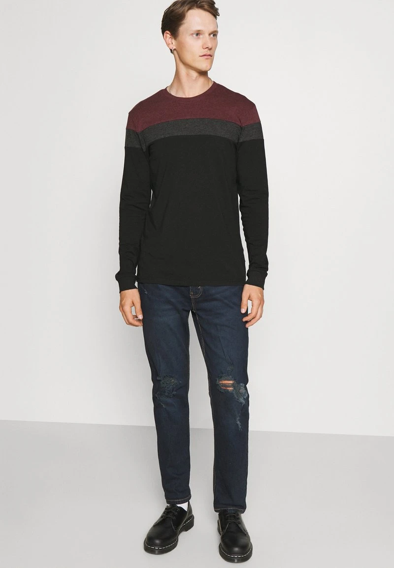 Pier One Uomo Maglietta A Manica Lunga - Bordeaux/dark 6 Pier One Uomo Maglietta A Manica Lunga - Bordeaux/dark - immagine 4