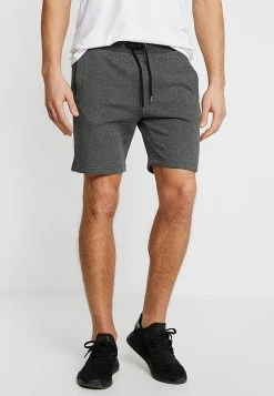Pier One Uomo Pantaloni Sportivi - Mottled Dark Grey