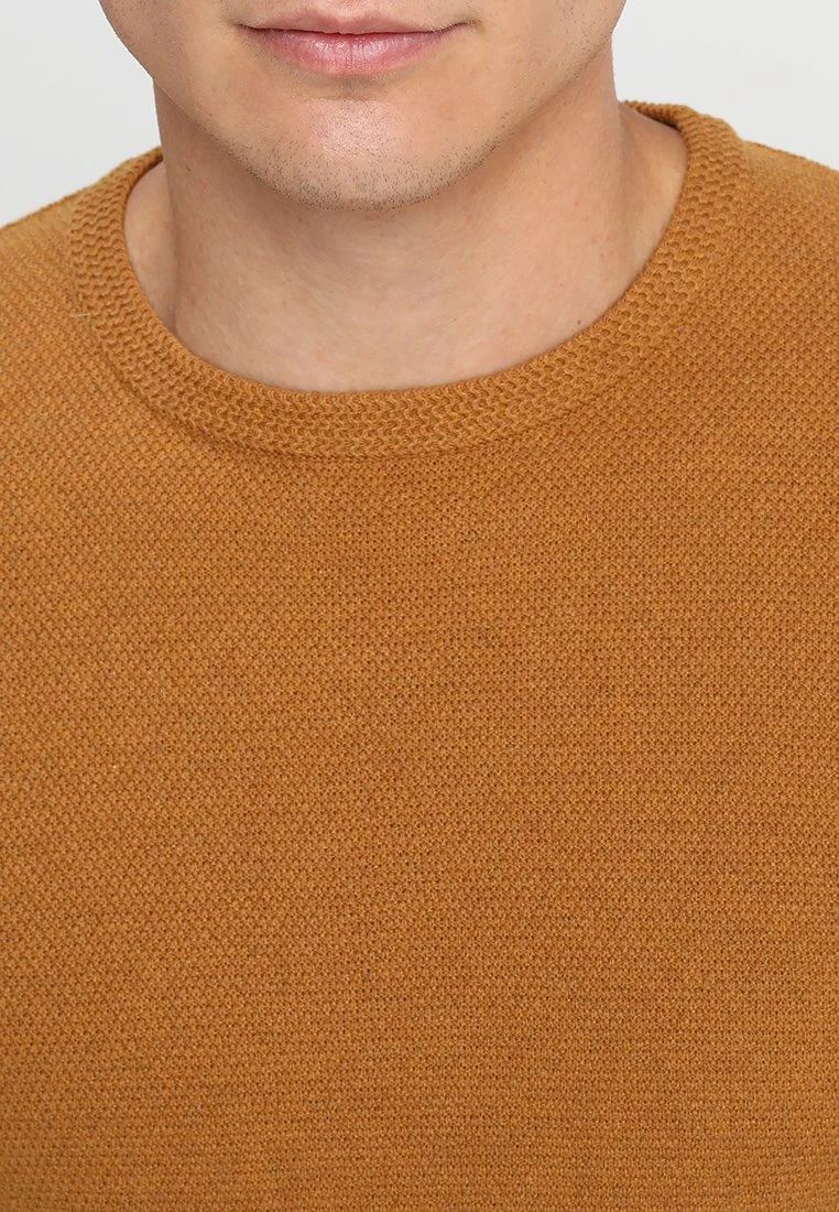 Pier One Uomo Maglione - Mottled Dark Yellow 6 Pier One Uomo Maglione - Mottled Dark Yellow - immagine 4