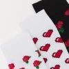 Pier One Uomo VALENTINES SOCK 3 PACK - Calze - Black/red/white -Offerta Economica Pier One 2defe943847d4ab6be7236eb002a1d0d