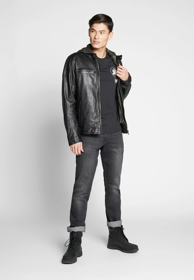 Pier One Uomo T-shirt Con Stampa - Black 4 Pier One Uomo T-shirt Con Stampa - Black - immagine 2