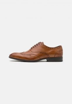 Pier One Uomo Stringate Eleganti - Cognac