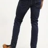 Pier One Uomo DISTRESSED DENIM SLIM FIT - Jeans Slim Fit - Dark Blue Denim -Offerta Economica Pier One 2e497a10c62240b8ad5729378916a3dd