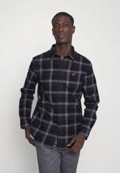 Pier One Uomo Camicia - Dark Grey